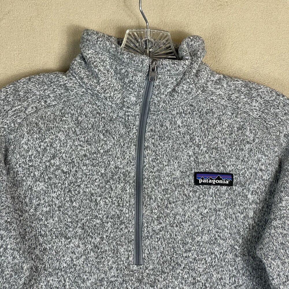 Patagonia‎ Pullover Womens Medium Gray Better Sweater Fleece Hiking Adult - Picture 2 of 12